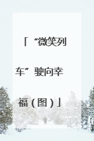 “微笑列车”驶向幸福（图）