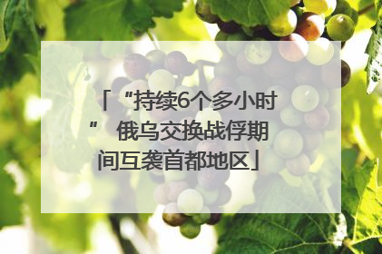 “持续6个多小时” 俄乌交换战俘期间互袭首都地区