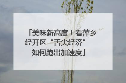 美味新高度！看萍乡经开区“舌尖经济” 如何跑出加速度