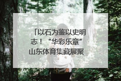 以石为鉴以史明志！“华彩乐章”山东体育集藏展聚焦“岱石丹心”