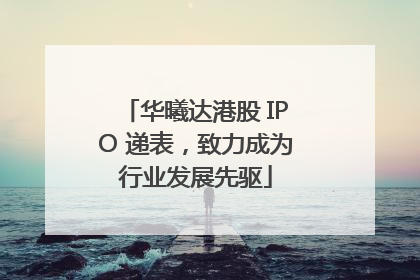 华曦达港股 IPO 递表，致力成为行业发展先驱