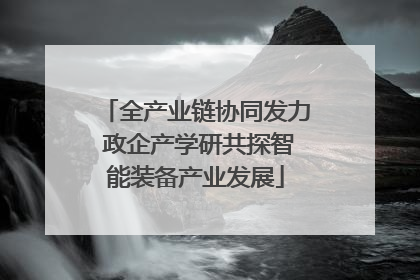 全产业链协同发力 政企产学研共探智能装备产业发展