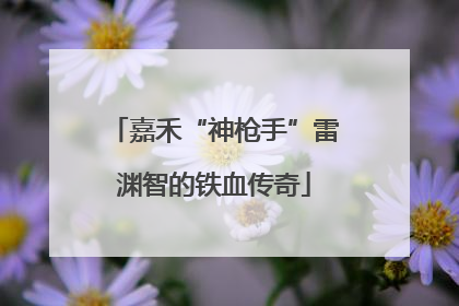 嘉禾“神枪手”雷渊智的铁血传奇