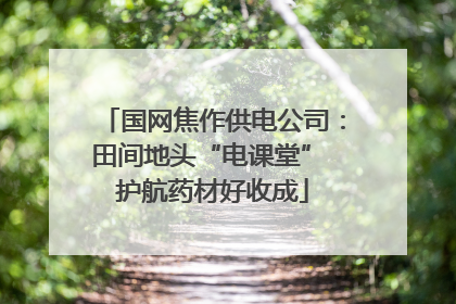 国网焦作供电公司：田间地头“电课堂” 护航药材好收成