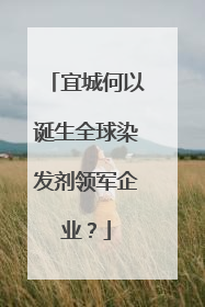 宜城何以诞生全球染发剂领军企业？