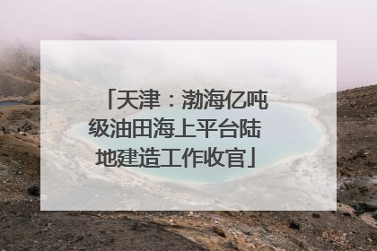 天津：渤海亿吨级油田海上平台陆地建造工作收官