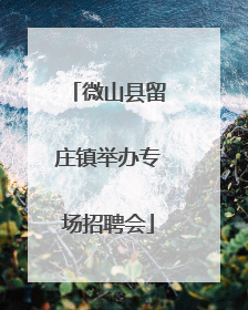 微山县留庄镇举办专场招聘会