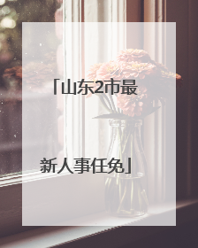 山东2市最新人事任免