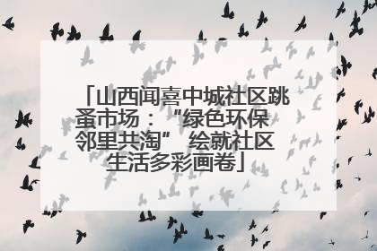 山西闻喜中城社区跳蚤市场：“绿色环保 邻里共淘” 绘就社区生活多彩画卷
