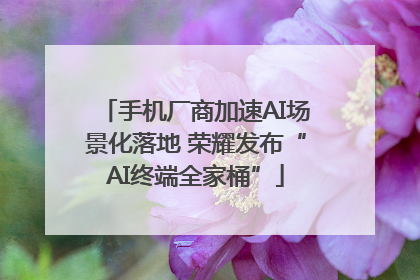 手机厂商加速AI场景化落地 荣耀发布“AI终端全家桶”