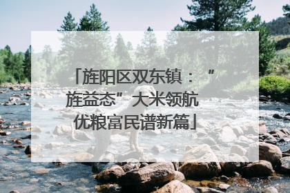 旌阳区双东镇：“旌益态”大米领航 优粮富民谱新篇