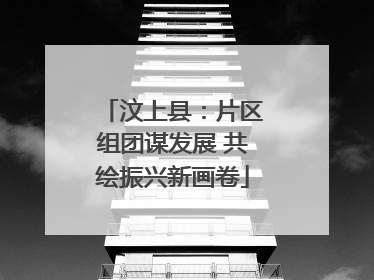 汶上县：片区组团谋发展 共绘振兴新画卷
