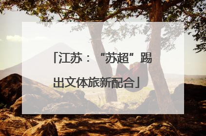 江苏：“苏超”踢出文体旅新配合