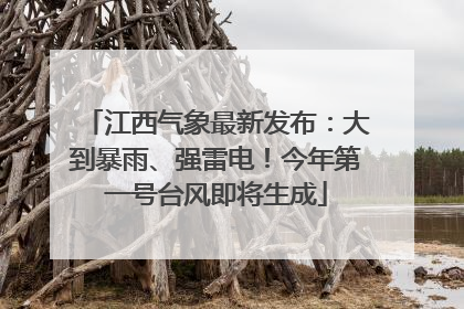 江西气象最新发布：大到暴雨、强雷电！今年第一号台风即将生成