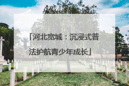 河北宽城：沉浸式普法护航青少年成长