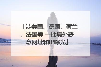 涉美国、德国、荷兰、法国等 一批境外恶意网址和IP曝光