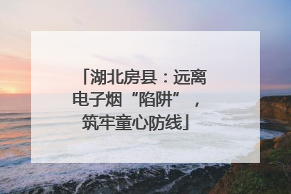 湖北房县：远离电子烟“陷阱”，筑牢童心防线