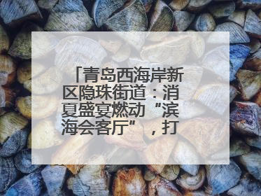 青岛西海岸新区隐珠街道：消夏盛宴燃动“滨海会客厅”，打造全天候、全龄段消费生态圈