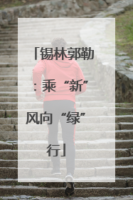 锡林郭勒：乘“新”风向“绿”行
