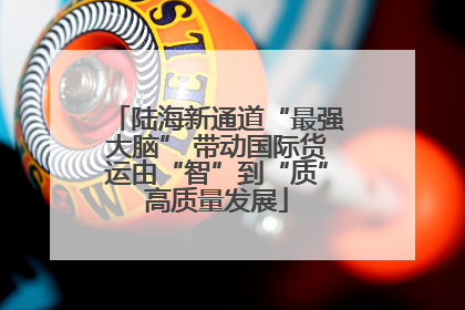 陆海新通道“最强大脑” 带动国际货运由“智”到“质”高质量发展