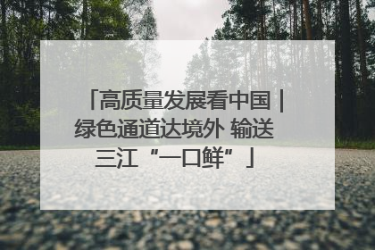 高质量发展看中国｜绿色通道达境外 输送三江“一口鲜”